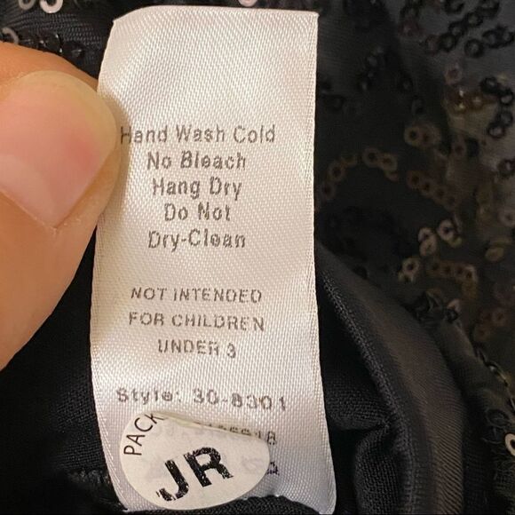 Weissman dance costume black sequins pants LE JAZZ HOT PEPLUM LEGGINGS Adult SA - Picture 3 of 11